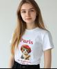 ONEHUNDREDPERCENT FOR WOMAN Ohpxharmonia4 Parisien Nyang Women'S Basic Short Sleeve T-Shirt