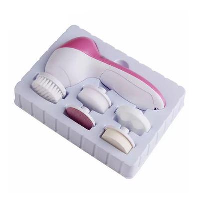5-in-1 Electric Facial Cleanser & Massager Brush Gift Set