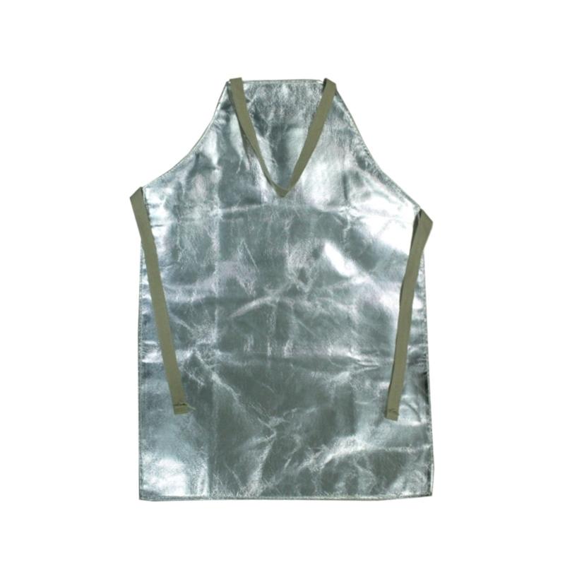 

Heat Resistant Apron Aluminum Foil Apron for Men, Adjustable Length for High Temperature Work Environment Kitchen Apron