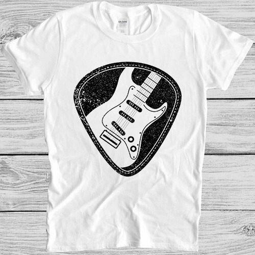 

Guitar Picks Silhouette Shadow Musician Meme Music Funny Gift Tee T Shirt M938 3XL