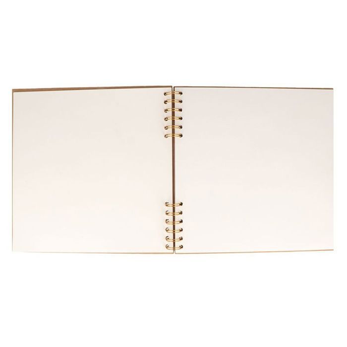 2 Spiral Kraft Albums 40 White Pages 25 X 25 Cm