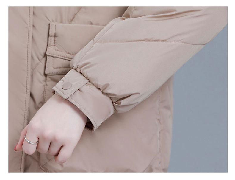Women's Long Over-the-Knee Thickened Cotton Coat - 2025 Winter Collection