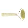 Jade Stone Needle Derma Face Arms Neck Massage Roller Ancient Face Body SPA Massage Roller Facial Massager Jade Beauty Tool 1pc