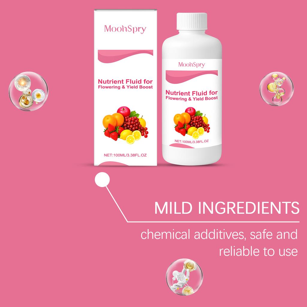 100ml Soluzione Nutriente per Fiori per Piantagione e Sviluppo dei Frutti Fertilizzante Orticolturale Promuove la Fioritura e la Crescita delle Piante