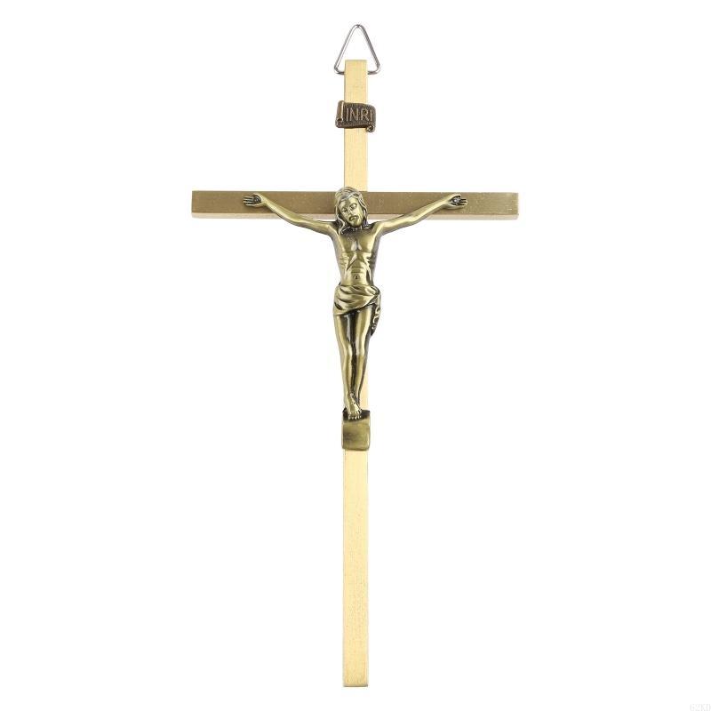 62KD Catholic for Cross Crucifix Wall for Cross Jesus Christ Church Religious Prayer Hanging Ornament Chapel Decoration