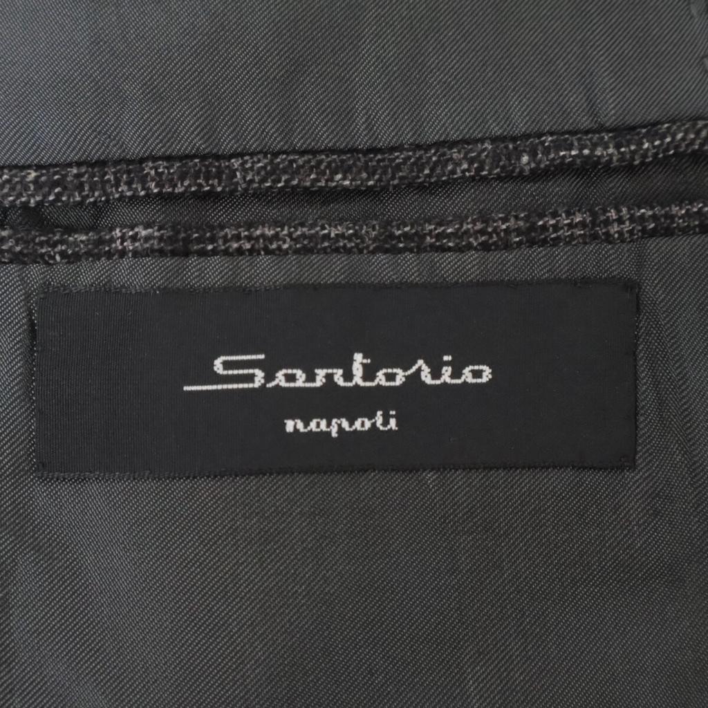 Sartorio UG250S511944 Gray Wool x Silk x Linen x Cashmere Sight Benz 3B Tailored Jacket Jacket 50 grayUsed