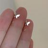 1 Pair Women Earrings, Butterfly Design Circle Shape Earrings, Open-Type Easy Wear for Daily Commuting Dating
