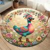 Colorfulbirds Round Area Rug,Carpet Rug for Living Room Bedroom Sofa Playroom Decor,Non Slip Floor Mat