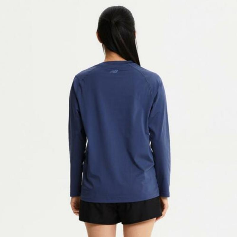 New Balance Half Club New Balance New Balance Common Basic Long Sleeve Rash Guard Nbnde22
