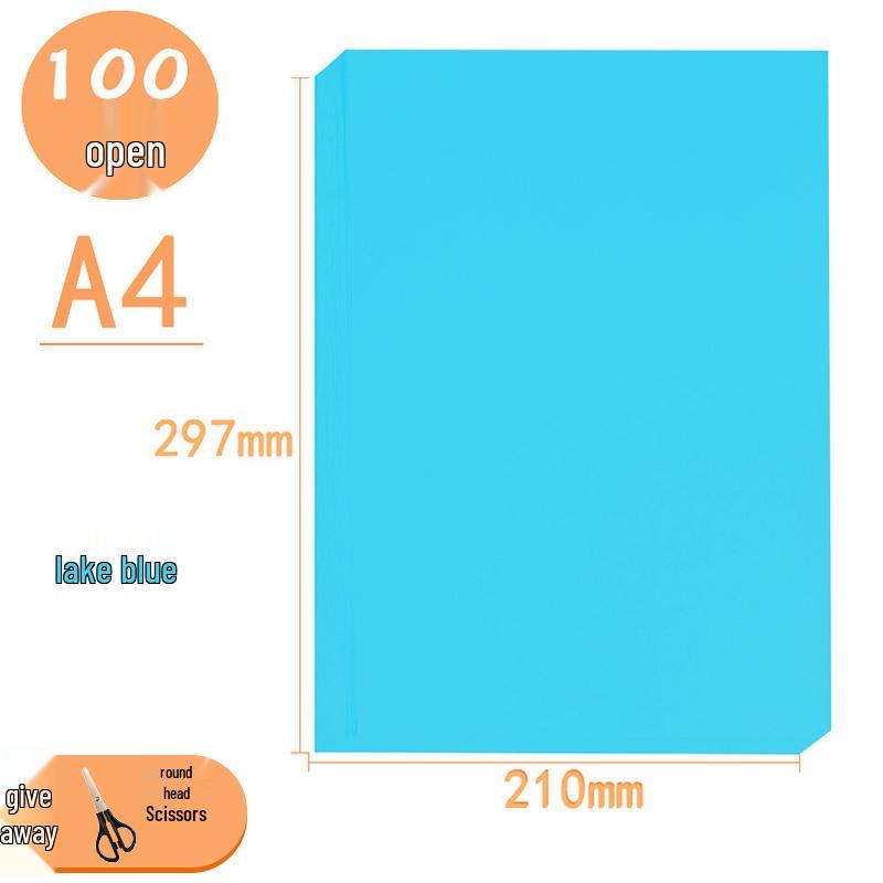 A4 Colored Handmade Origami Paper, 80gsm for Kindergarten & Primary Students