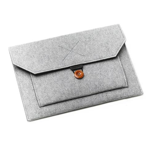 kkjoy Ultralight Felt Tablet Case Multi pocket Laptop Sleeve suit for notebook protection 11-inch