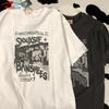 Vintage Women T Shirt Oversized Y2k Short Sleeve Hip Hop Short Sleeve Street Female T-shirt Clothes Harajuku Tee