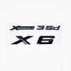 New Letters XDrive30d Trunk Emblem Badge For BMW X6 E71 F16 E72 G06 Stickers Lettering Accessories