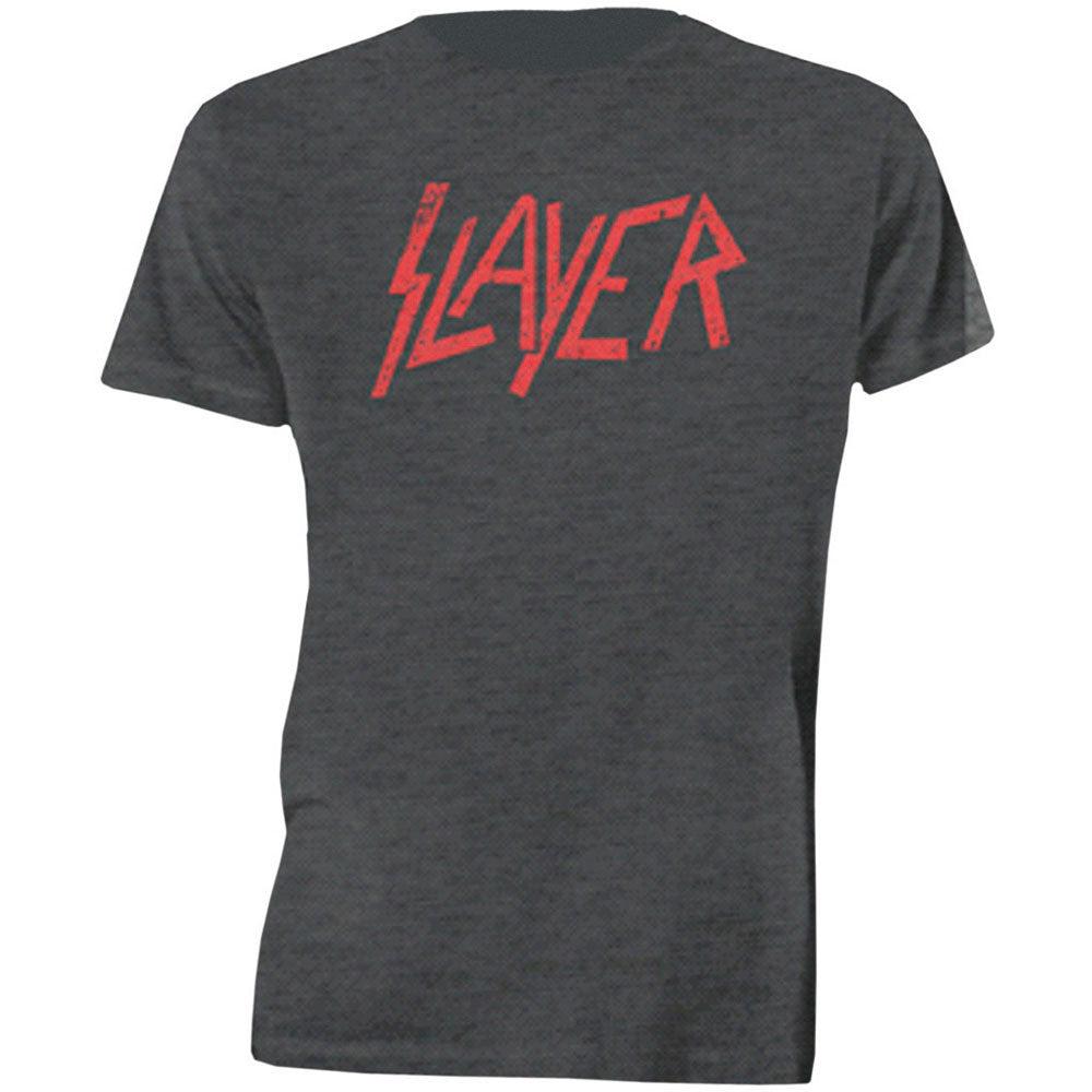 Goat Skull Slayer TShirt Cotton Graphic Tee Unisex Unisex Summer Streetwear