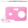 For KODAK PIXPRO FZ45 FZ55 Soft Silicone Protective Case with Lanyard Slim Fit Camera Bag Camera Sleeve Camera Accessories