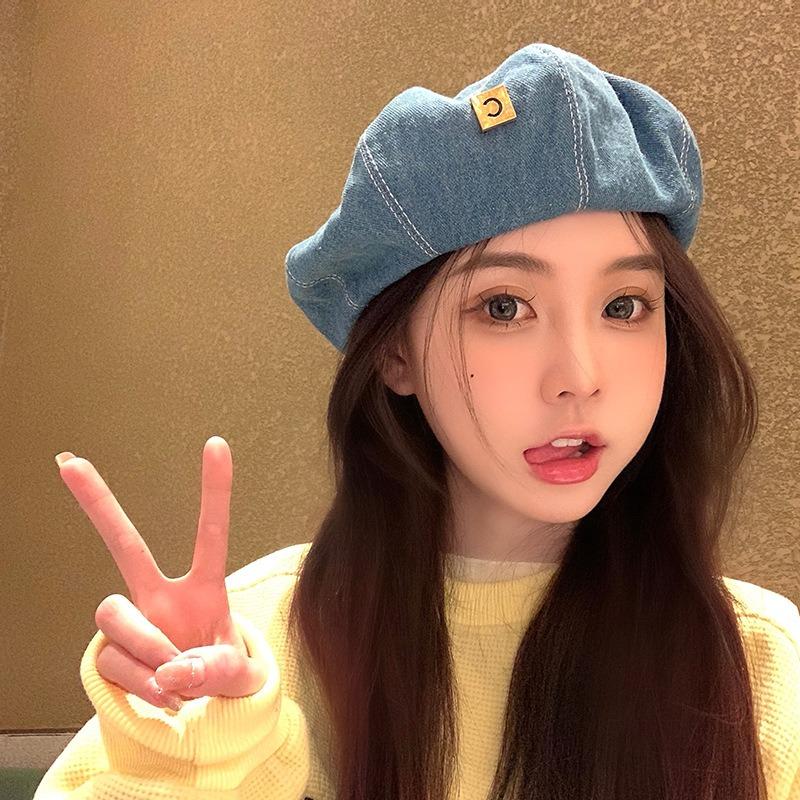 Hat, Female, Big Head Circumference, Beret, Painter's Hat