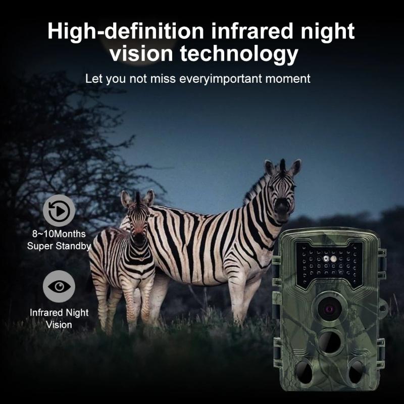 36MP 1080P Mini Hunting Trail Camera Motion Activated Night Vision Wild Surveillance Wildlife Photo Trap Cam