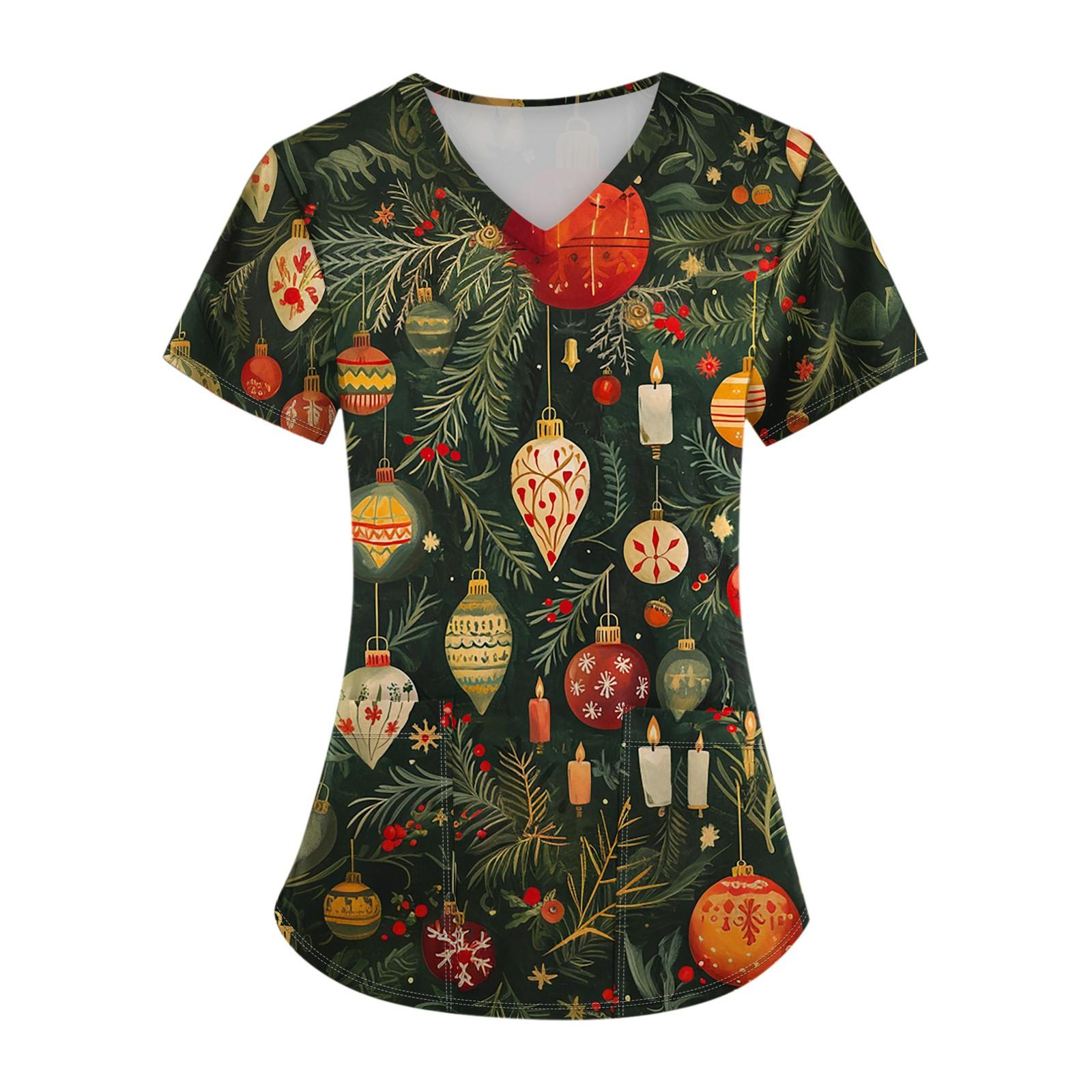 

Женский топ с карманом и коротким рукавом с крестом и V-образным вырезом S жёлтый