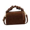 Women Shoulder Bag Lightweight Fashionable Suede Purse for Party Travel Work Coffee
