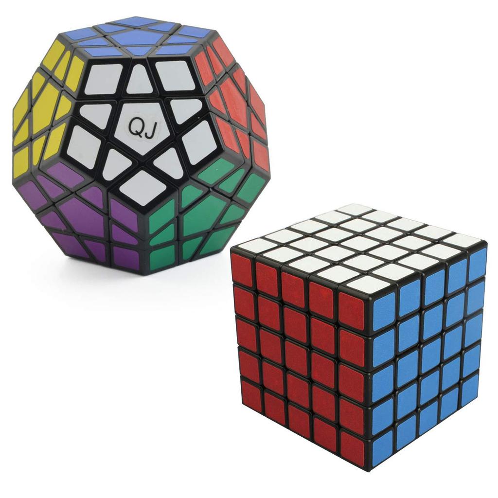 Felimore 3D Puzzle Megaminx Cube 5x5x5 Cube Set of 2 12-sided
