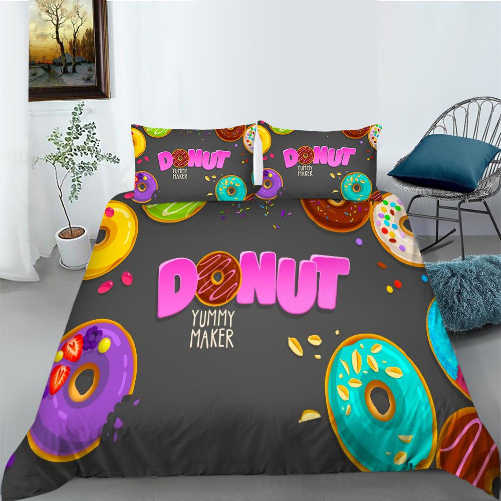 Cartoon Alpaca Digital Printing Bedding Two Or Three-Piece Set Polyester Can Be