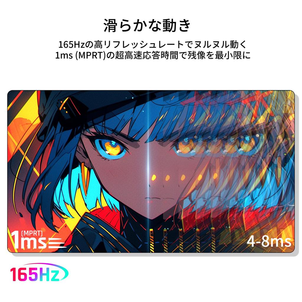 KTC Curved Gaming Monitor Full HD 1080p 165Hz 1ms MPRT Curved 1500R VA Panel Contrast Ratio Adaptive Sync Compatible HDR10 Compatible HDMI X DP X