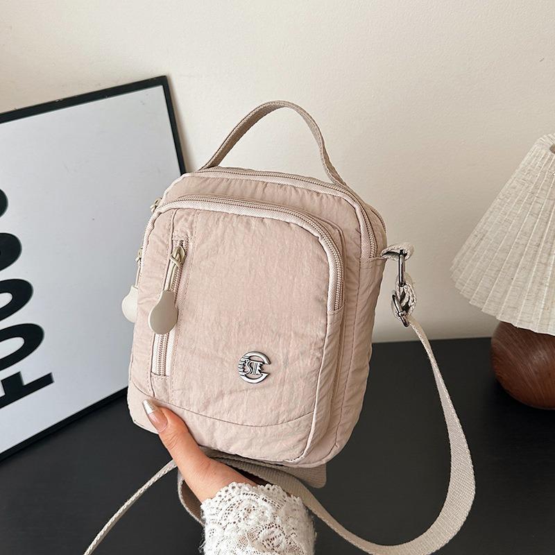 Niche versatile lightweight small cloth bag women's new outdoor leisure handbag shoulder messenger mobile phone bag