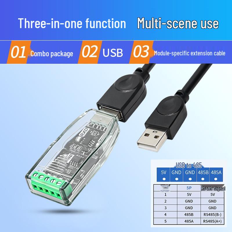 USB zu 485/232/422 Konvertermodul: Serieller Port-Debugger in Industriequalität für Laptops