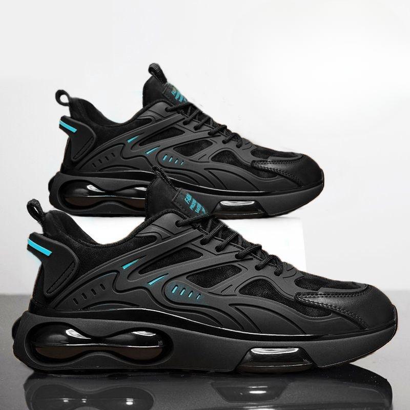 

Мужская обувь лета 2024 года, новая дышащая обувь, мужская тенденция, универсальная спортивная обувь с толстой подошвой и нескользящей подошвой, повседневная обувь Daddy 44