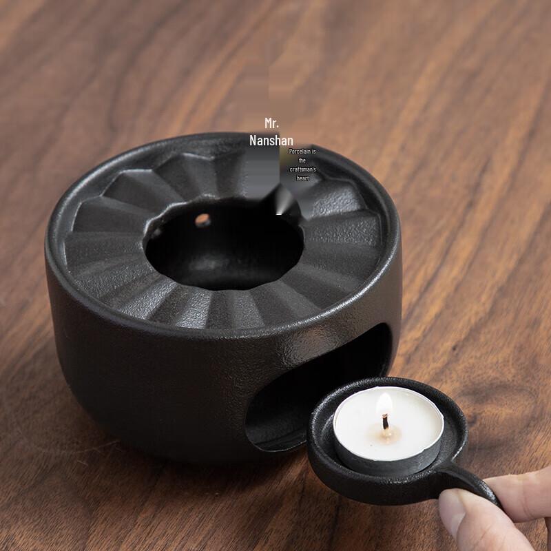 Nanshan Mr. Retro Chinese Black Pottery Warm Wine Set