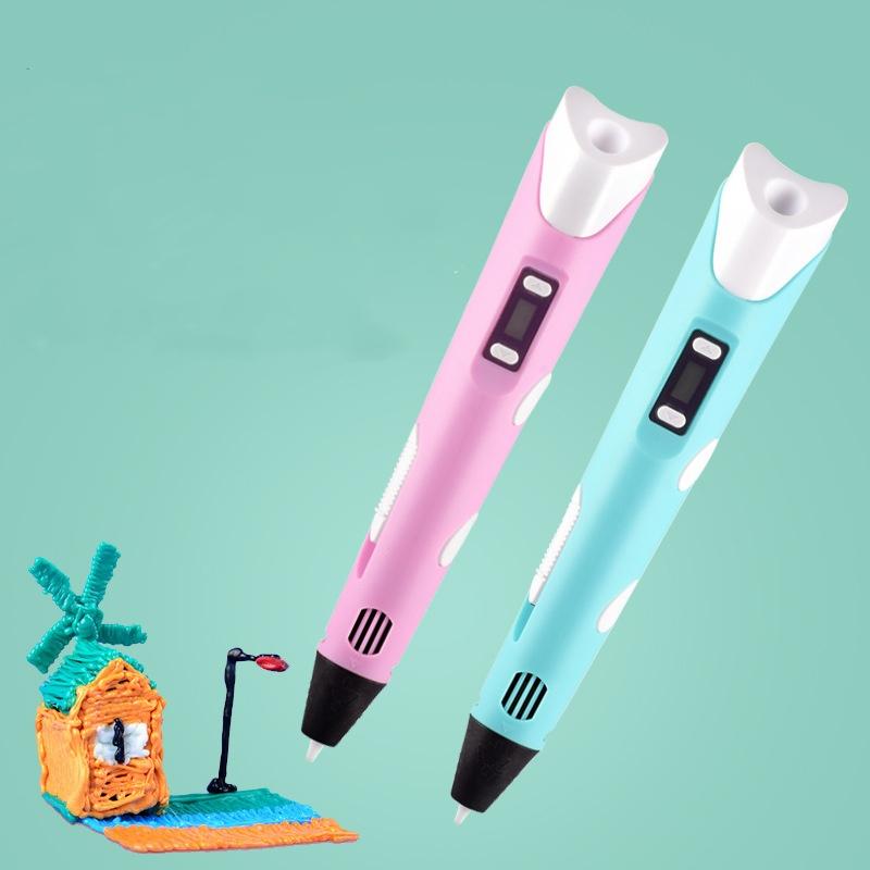 3D Printer Pen With PLA Filament Magic Maker Arts for Student Gift Printing Drawing Pen
