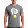 I Wonder If Beer Thinks About Me Too Tshirt Summer Casual Cotton Tee Oversized Streetwear Tops Vintage Graphic Print