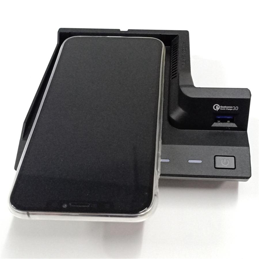 10W Wireless Charger Plate Phone Charging Pad For Mercedes-Benz C GLC 2015-2020