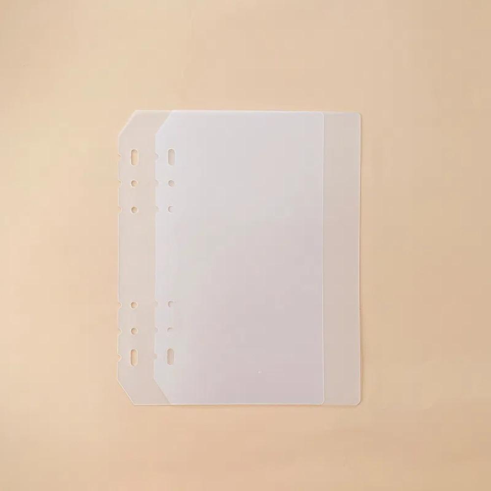 2pcs DIY Spiral Binder Divider Page Separator PP Refill Spiral Page Binder Indexing Cards  Student