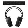 kwmobile Headband Cover Compatible with SteelSeries Arctis 3 Arctis 5 Headband Replacement Protector / - Black/Gray