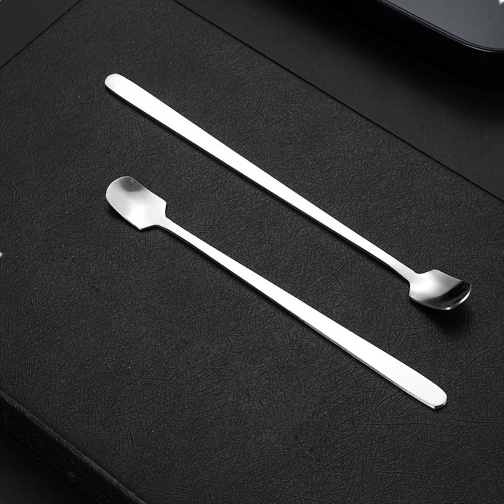 Stainless Steel Square-Head Mixing Spoon
