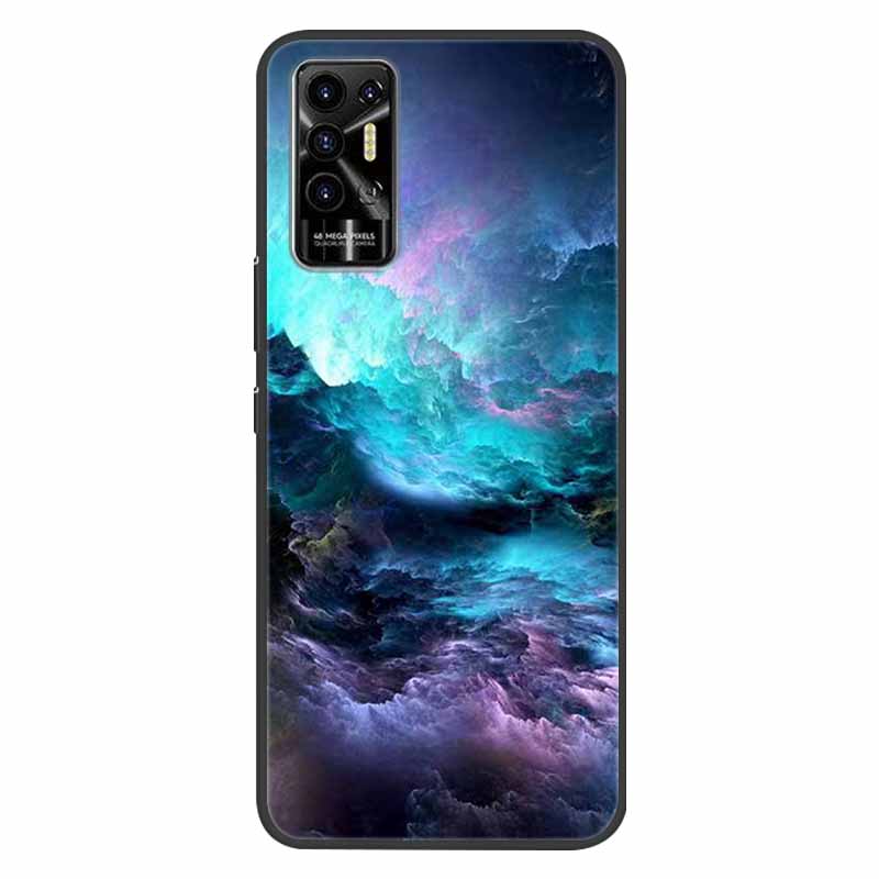 For Tecno Pova 2 Case Pova2 Shockproof Soft silicone TPU Back Cover For Tecno Pova 2 Phone Cases Pova2 2021 Case Cute Cartoon