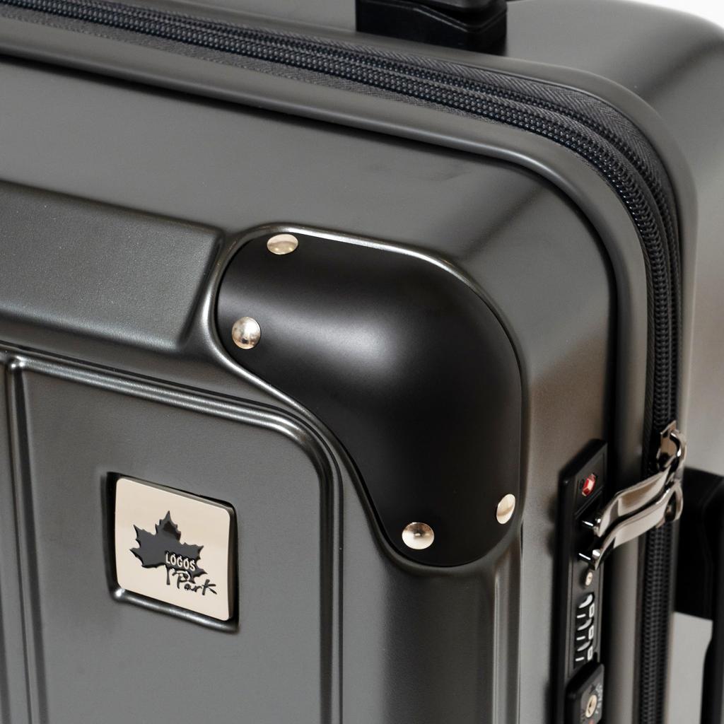 Small Double Green [Logospark] Carry-on Suitcase, Size, 36L, Quiet, Casters, 2.8kg,