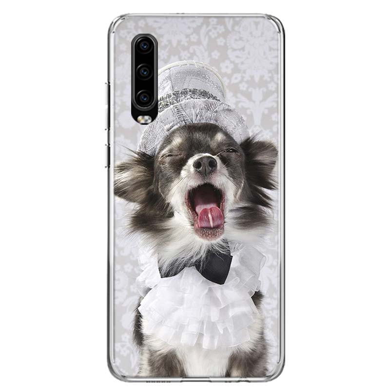 Husă pentru telefon Chihuahua Puppy Teacup Dogs pentru Huawei P30 P20 P10 P40 P50 Pro Mate 20 40 30 10 Lite Populare Fundas Art Gift