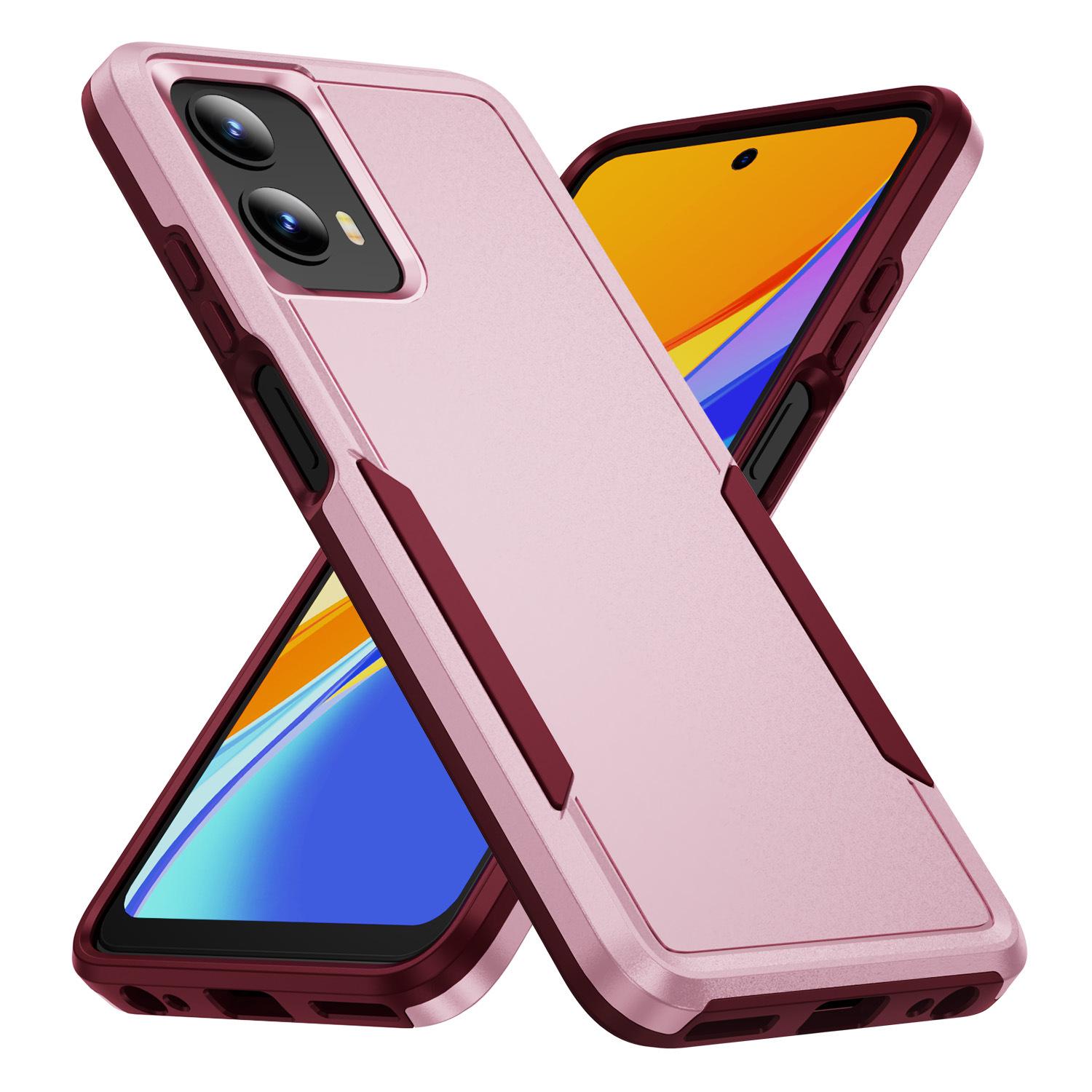 

Motorola G Play 5G 2024 Magnetic Absorption Phone Case G Stylus 4G 2022 розовый/ярко-розовый