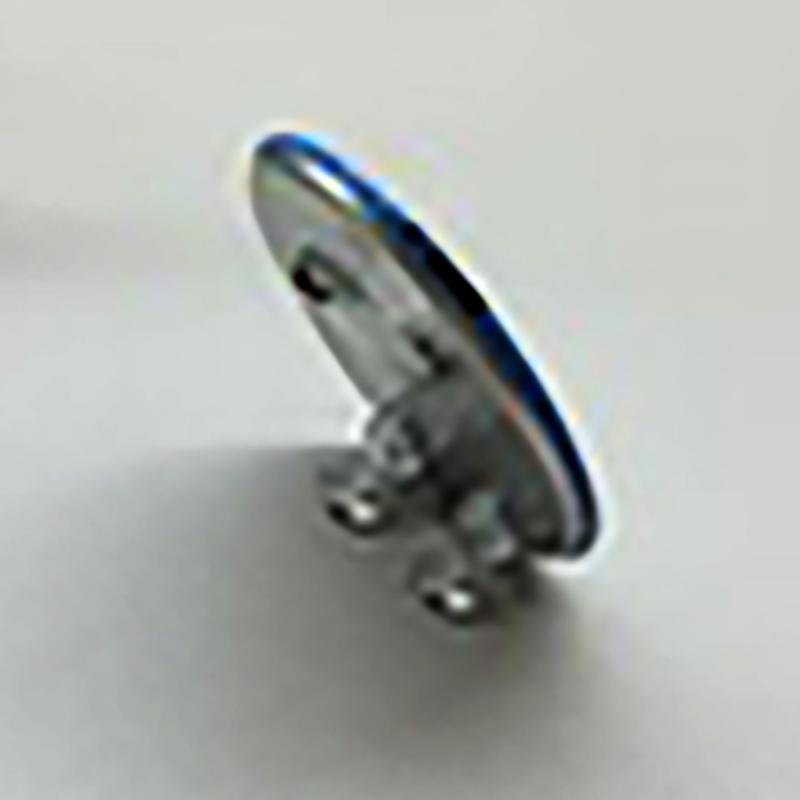 Mini Magnetic Invisible Badge Display Stand High Clear Acrylic Base For Badge Holder Accessories Desktop Storage