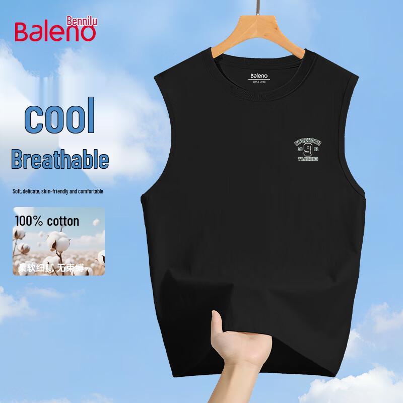 Baleno Men s Pure Cotton Sports Vest 3XL