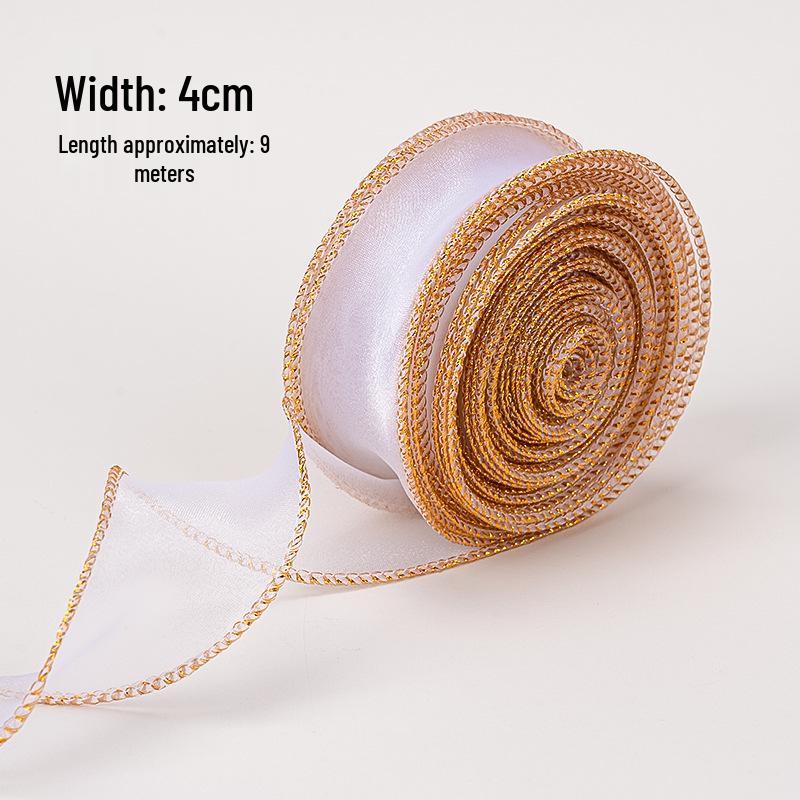 Elegant Fishtail Silk Ribbon for Cake and Bouquet Decoration