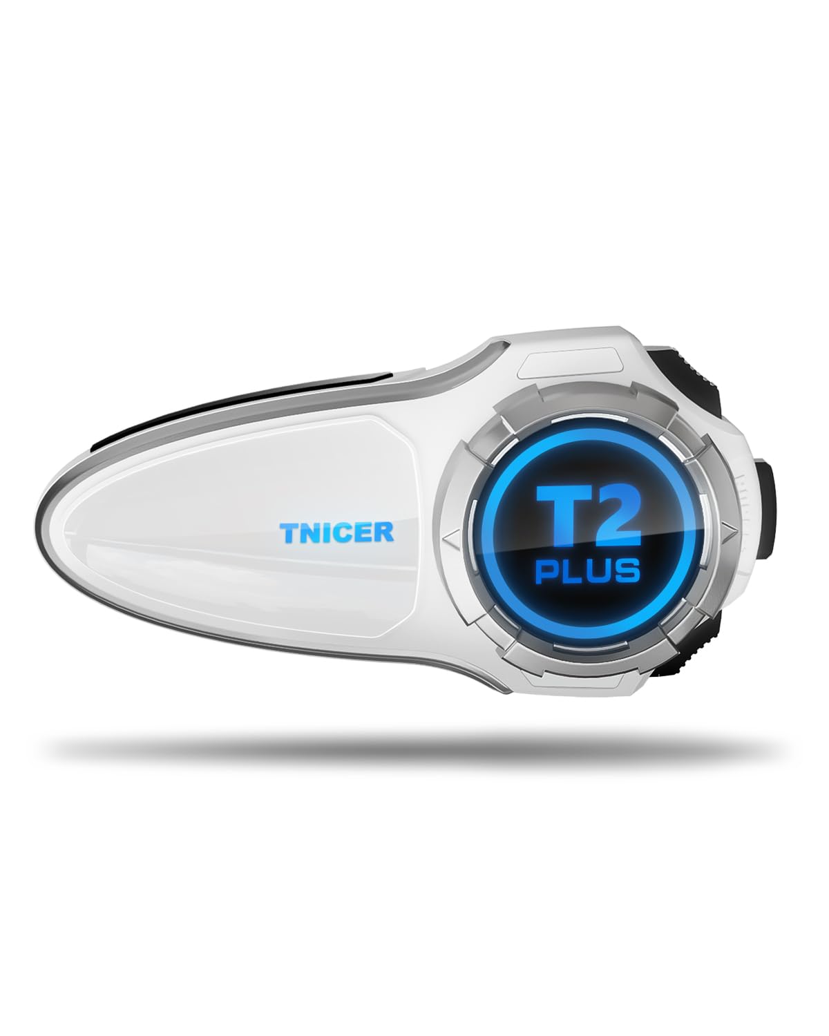 

2025 Upgraded TNICER T2 Motorcycle Intercom for Supports Simultaneous Mesh Bluetooth Supports Music and Communication Dedicated Music FM Earphone белый