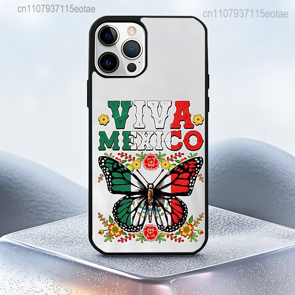 Meksyk Godło Narodowe Etui na Telefon z Flagą Dla iPhone 17,16,15,14,13,12,11,Pro,Max,Plus,Mini,SE4,E Magnetyczne Magsafe Bezprzewodowe Ładowanie