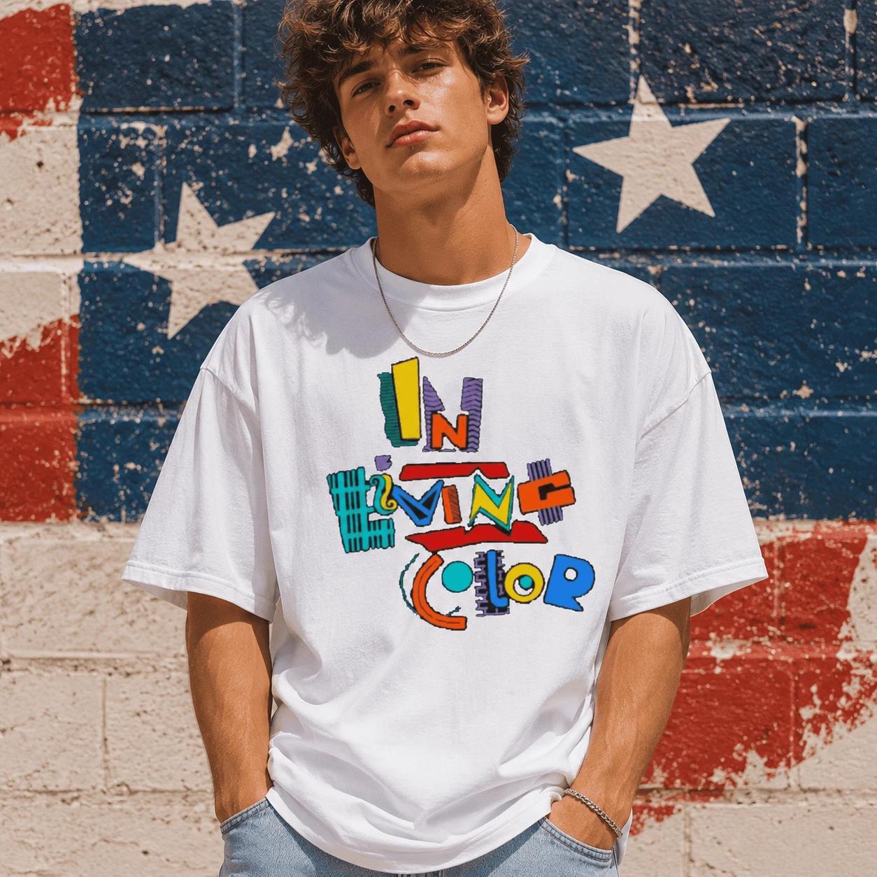 In Living Color Retro 90s TV Show Graphic T-Shirt Funny Vintage Style Tee S