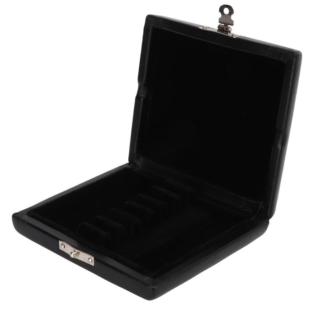 Generic Oboe Reed Holder Waterproof Storage Box for 6 Reeds - Prevents Mold and Easy To Carry for Musicians - PU Leather - For Oboe Players