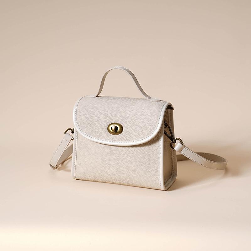 Leather Single-shoulder Women's Bag, Leather Envelope Bag, Versatile and Fashionable Crossbody Bag, Niche Casual Handbag