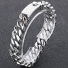 316L Stainless Steel 12MM Width Cuban Chain Bracelet for Men Hiphop Men's Bracelets With CZ Birthday Jewelry Gifts for Boyfriend