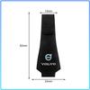 1/2pcs Car Accessories Seat Headrest Protective Covers For Volvo Rdesign XC90 S60 XC60 V70 S80 S40 V50 V40 V60 C30 S70